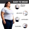 Lixinsunbu Broken Rib Brace Cracked Abdominal Binder Back Belt Chest Compression Wrap Support Costochondritis for Bruised, Fractured or Dislocated Ribs Protection Plus Size view 4