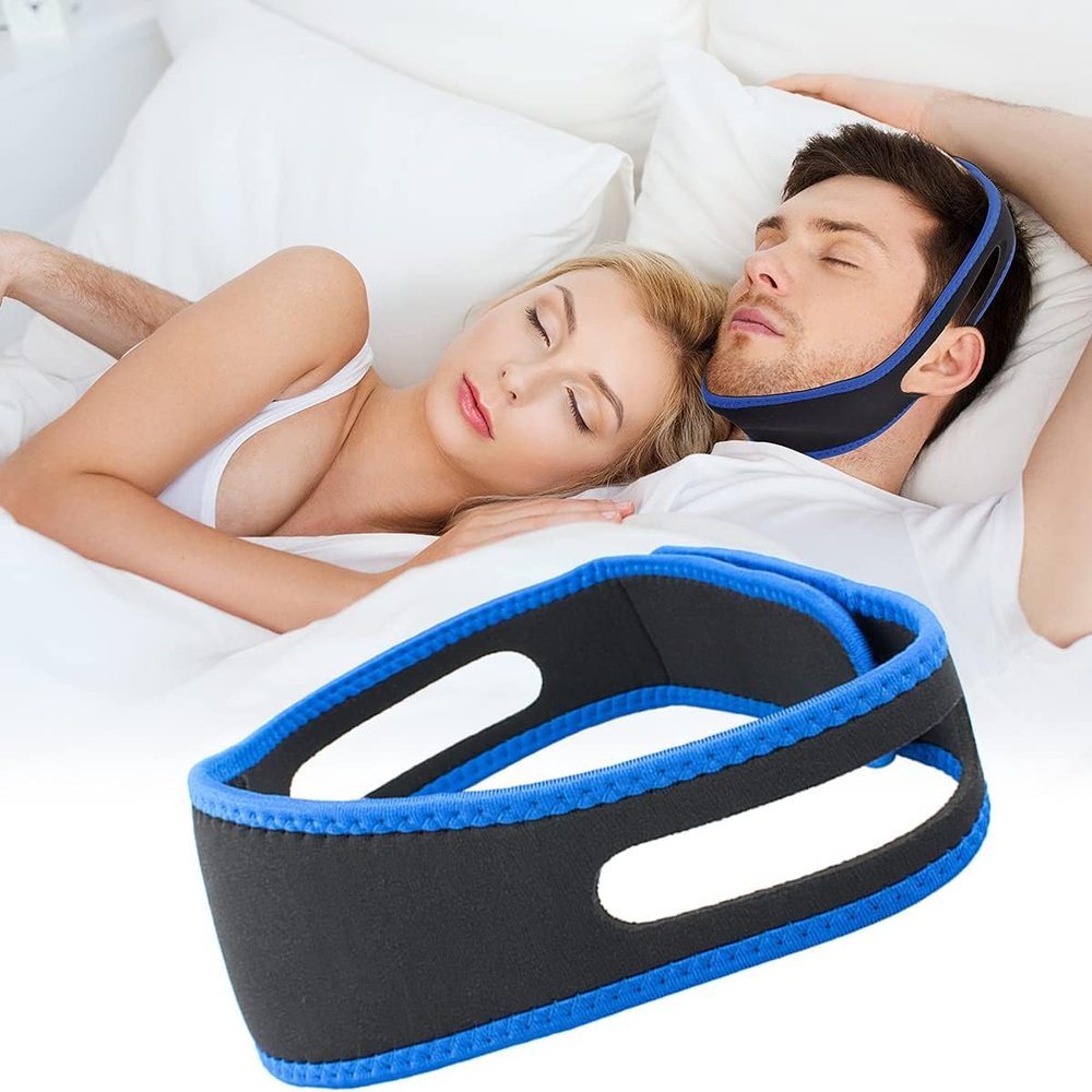 Anti Snoring Chin Strap, Anti Snoring Devices for Sleep Effective Anti Snoring Solution Snore Reduction Chin Straps for Men Women Sleep Chin Strap for Better Sleep