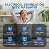 Auxoliev FSA Approved Neck Massager with Heat,Portable Deep Tissue Neck Massager for Pain Relief,10 Modes 50 Intensities,Wireless for Home Office Travel Use view 2