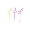 KALLORY 60 Pack Pvc Drinking Straws Party Supplies Decorative Straws for Events Holidays view 4