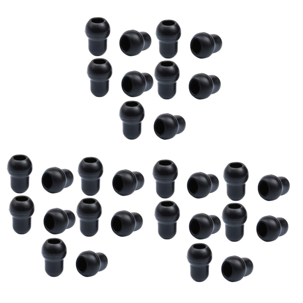 30pieces Silicone Ear Tip Replacement Comfortable Earbuds for Brands Soft Earplugs for -term Use