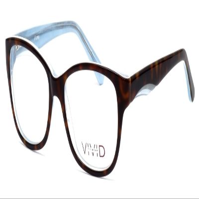 Calabria Splash 61 Oval Reading Glasses +4.50 Blue Tortoise Havana Women