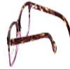 Calabria Splash 63 Oval Blue Light Blocking Reading Glasses +0.00 Tortoise Havana Pink Women view 4