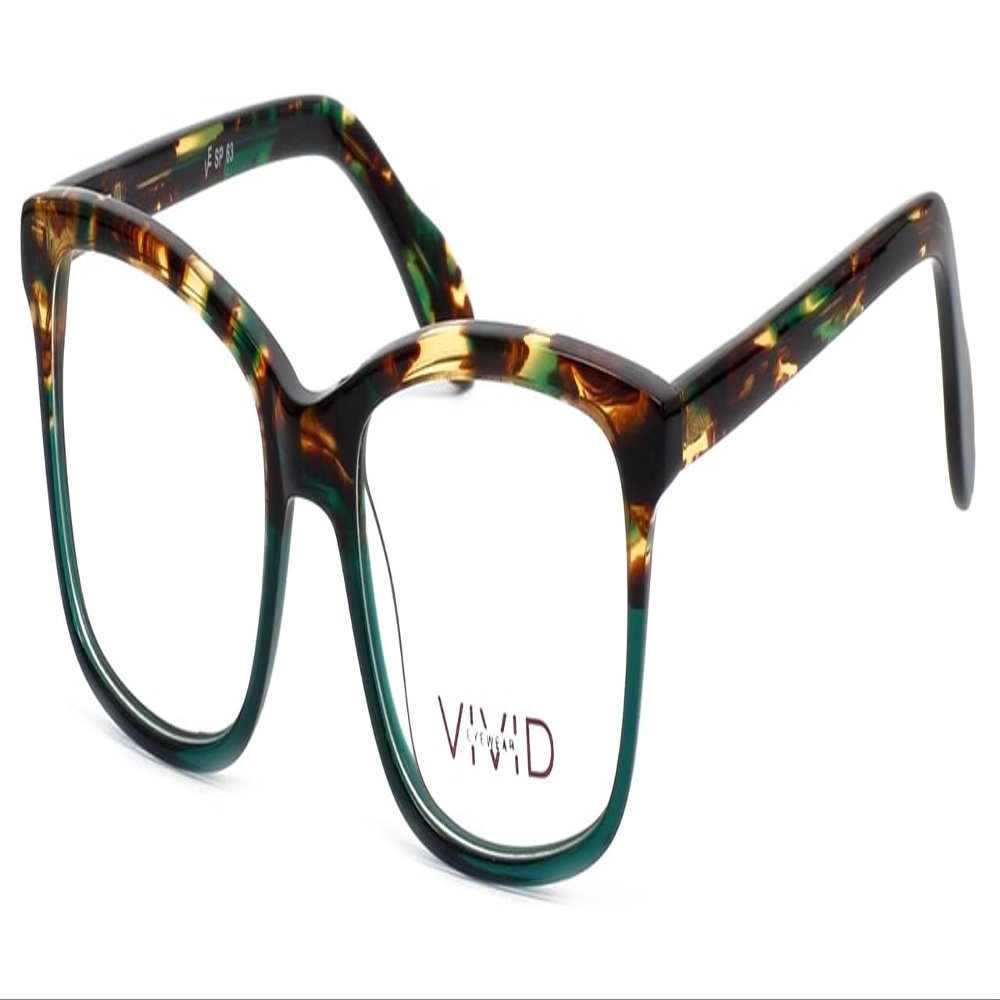 Calabria Splash 63 Oval Blue Light Blocking Reading Glasses +0.00 Blue Tortoise Havana Fade Women