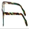 Calabria Splash 63 Oval Blue Light Blocking Reading Glasses +0.00 Blue Tortoise Havana Fade Women view 3