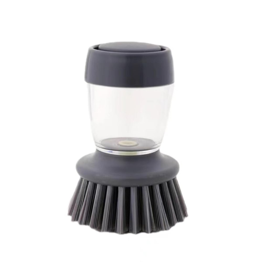 Dishwashing Brush with Soap Dispenser. Multi Functional Press Type Dishwashing Brush.for Dishwashers and Pans.Kitchen Detergent Dishwashing Brush.Very Durable.