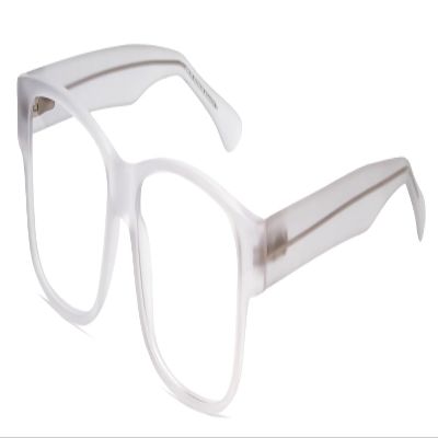 Calabria Tall&Wide 1 Square Reading Glasses +0.75 Matte Crystal Clear Men