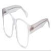 Calabria Tall&Wide 1 Square Reading Glasses +0.75 Matte Crystal Clear Men view 1