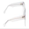 Calabria Tall&Wide 1 Square Reading Glasses +0.75 Matte Crystal Clear Men view 3