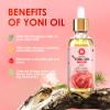 2 Pack Yoni Oil for Women - Organic Rose Feminine Oil, Feminine Deodorant - pH Balance - Eliminates Odor - Yoni Moisturizer, 100% Natural Yoni Essential Oil, 1 fl oz/pc (Rose) view 4
