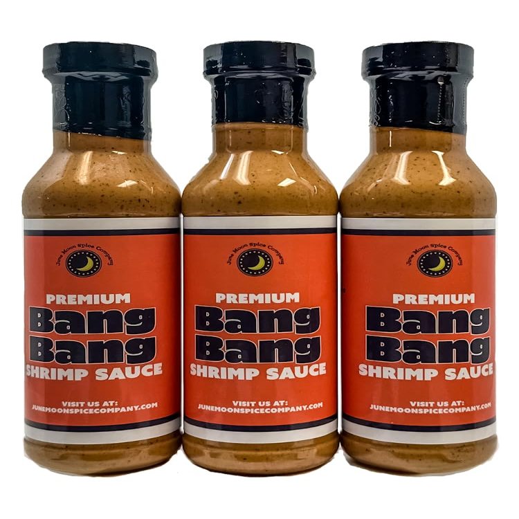 Bang Bang Shrimp Sauce | 3 Pack | 12 Fluid Ounce Bottles with Flavor Lock Caps | Crafted in Small Batches | Premium | Irresistible Bang Bang Shrimp Sauce Trio  3 Bottles of Your Favorite Condiment!
