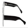 Calabria Tall&Wide 1 Square Reading Glasses +1.50 Matte Black Crystal Men view 3