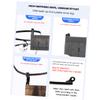 Gogogmee Replacement Glasses Frame Temple Eyeglasses Arms Legs Replacement Glasses Arm Legs for Eyeglasses Rose Gold view 3