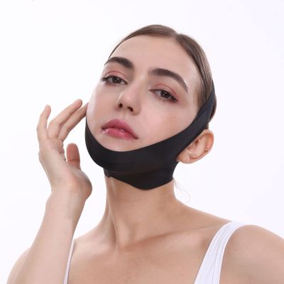 Anti Snore Stopper Snoring Chin Strap Belt Anti Snore Devices Effective Stop Snoring Chin Strap for Women Men Snoring Solution Snore Reduction Snore Stopper Chin Straps, 2 Pack,Black
