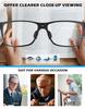 ANYLUV Reading Glasses Men Women Blue Light Blocking, Premium Mens Reading Glasses Al-mg Frame with Spring Hinge Anti Glare view 4