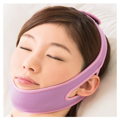 2pcs Stop Snoring Adjustable Chin Strap Comfortable Sleep Apnea Support Effective Stop Snoring Anti Snoring Devices Effective Stop Snoring Chin Strap for Women Men,Purple