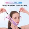 2pcs Stop Snoring Adjustable Chin Strap Comfortable Sleep Apnea Support Effective Stop Snoring Anti Snoring Devices Effective Stop Snoring Chin Strap for Women Men,Purple view 3