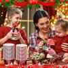 Domensi 100 Pcs Christmas Treat Snack Cups 12 oz Xmas Themed Paper Treat Food Snack Disposable Paper Bowls Holiday Ice Cream Bowls for Parties Merry Christmas Dessert Cups(Stylish) view 4