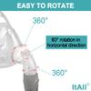 Replacement Swivel Elbow Connector for Airfit F20 F30, H/SA FSA Eligible CPAP Supplies, One pack, ItAll Supplies view 3
