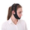 2pcs Stop Snoring Adjustable Chin Strap Comfortable Sleep Apnea Support Effective Stop Snoring Anti Snoring Devices Effective Stop Snoring Chin Strap for Women Men,Black view 2