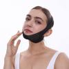 2pcs Snore Stopper Belt Anti Snoring Chin Strap Sleep Jaw Anti Snoring Chin Strap for Mouth Breather Snore Stopper Stop Snoring Device Snoring Solution Sleep Device for Men And Women,Black