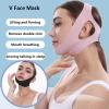 2pcs Snore Stopper Belt Anti Snoring Chin Strap Sleep Jaw Anti Snoring Chin Strap for Mouth Breather Snore Stopper Stop Snoring Device Snoring Solution Sleep Device for Men And Women,Black view 2
