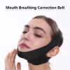 2pcs Snore Stopper Belt Anti Snoring Chin Strap Sleep Jaw Anti Snoring Chin Strap for Mouth Breather Snore Stopper Stop Snoring Device Snoring Solution Sleep Device for Men And Women,Black view 4