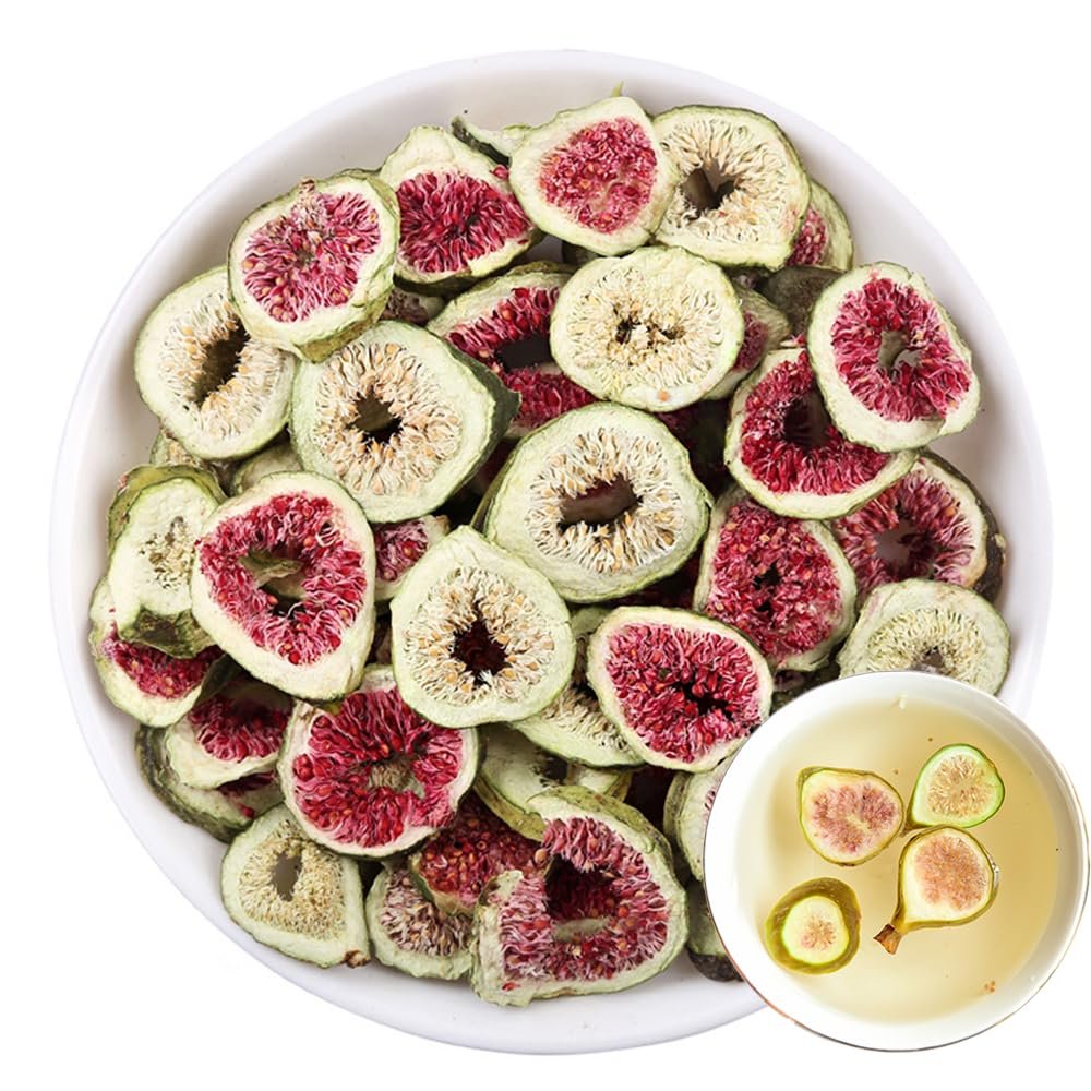 100% Dried Figs 100G/3.52oz Pure Figs Tea, Non-GMO - Naturally Caffeine-free Herbal Tea No Sugar Added