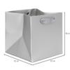 IN-JOOYAA Silver Square Gift Bags Large Paper Bags Party Favor Bag with Rope Handle 10 Pcs (10 x 10 x 10 in, Silver) view 2