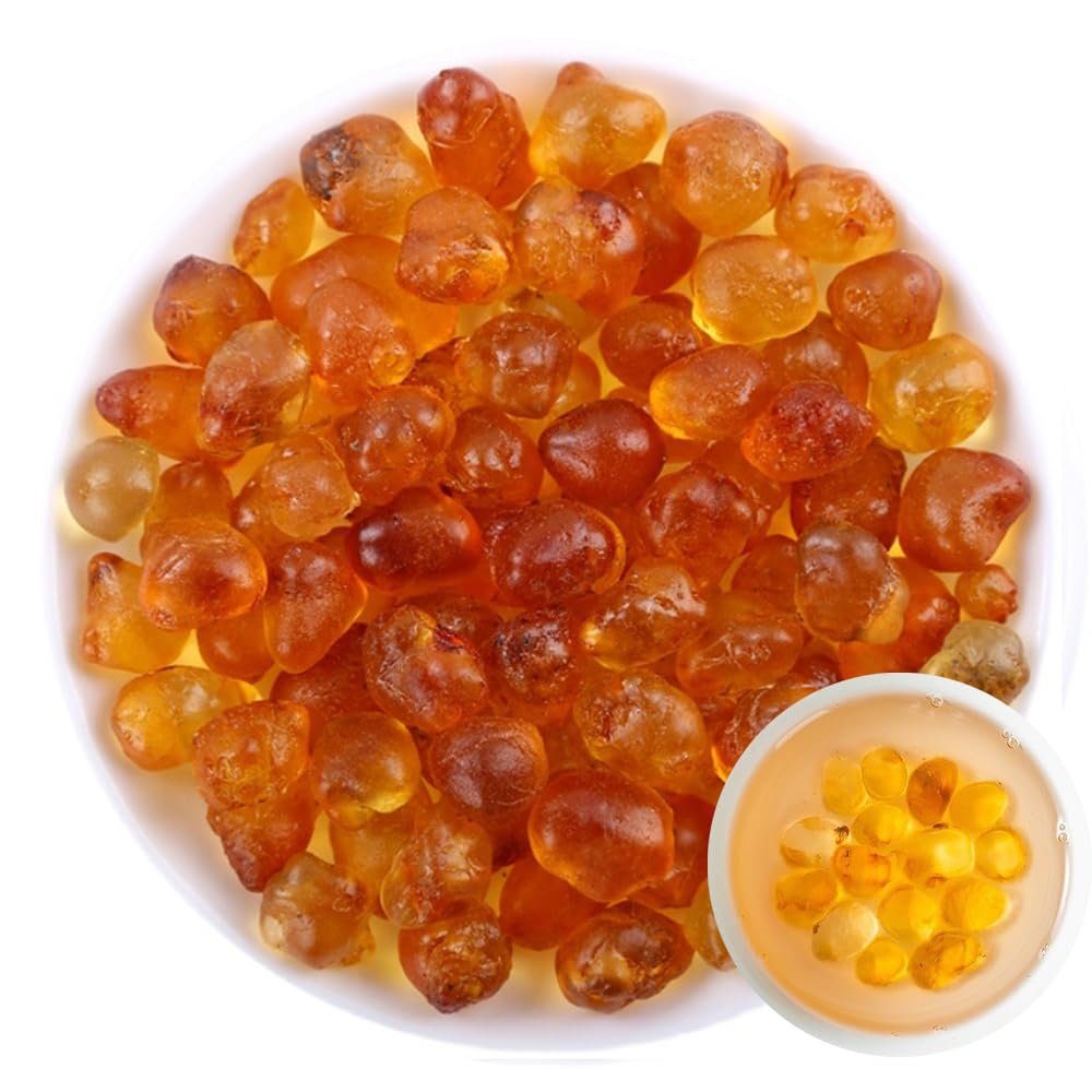 100% Peach Gum 230g/8.11oz Premium Natural Wild Peach Gum, Edible Gum