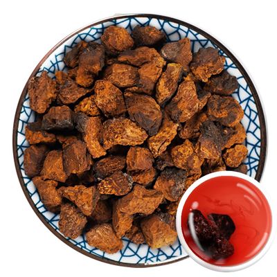 100% Dried Chaga Mushroom 100G/3.52oz Pure Raw Chaga Mushroom Chunks with Black Top Crust
