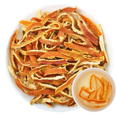 100% Dried Tangerine Peel Tea 80G/2.82oz Chinese Seasoning Chen Pi Si , Dried Orange Peel,Tangerine Peel Strip,Orange peel