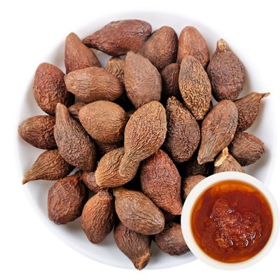 100% Dried Malva Nut, Sterculia Lychnophora 125g/4.4oz Dried Pang Da Hai, Dried Pangdahai, Throat Comfort Tea Chinese Herbal Tea