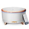 500ML Large Capacity Essential Oil Diffuser, Ultrasonic Aromatherapy Diffuser with 7 Color LED Lights with Remote Control, Cool Mist Humidifier, Timed Mist, Auto Shut-Off (White) view 1