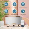 500ML Large Capacity Essential Oil Diffuser, Ultrasonic Aromatherapy Diffuser with 7 Color LED Lights with Remote Control, Cool Mist Humidifier, Timed Mist, Auto Shut-Off (White) view 3