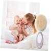 Beatifufu Infant Hair Care Kit 2pc Wool Brush Set Gentle Shower Brush for Baby's Hair view 3