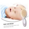 Beatifufu Infant Hair Care Kit 2pc Wool Brush Set Gentle Shower Brush for Baby's Hair view 4