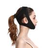 2pcs Adjustable Chin Strap for Snoring Anti Snoring Devices Breathable Stop Snoring Chin Strap Snoring Solution Snore Reducing Aid to Keep Mouth Closed for Men And Women Chin Mask,Black view 1
