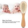 Cryfokt Baby Hair Brush, Soft Goat Brush Toddler Hair Brush with Ergonomic Wooden Handle, Baby Infant Head Massage Grooming Comb for Newborns, Toddlers view 4