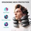Byroncare Neck Stretcher, Cervical Traction Device and Neck Braces for Neck Pain Relief, Neck Traction Device & Cervicorrect Neck Brace Inflatable for Home Use (Dark Gray) view 2