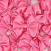 AIMUDI Hot Pink Satin Ribbon Bows with Twist Ties for Treat Bags 3.5" Pink Bows for Crafts Small Bows for Gift Wrapping Premade Bows for Cake Pop Candy Apples Gift Bags Wedding Baby Shower -24 Counts view 4