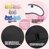 5PCS Cute Eye Mask for Sleeping, Sleep Mask for Side Sleeper, Soft Lightweight Night Sleep Eye Masks with Adjustable Strap, for Women, Men, Fluffy Blindfolds for Travel, Sleep, and Fun Parties view 3
