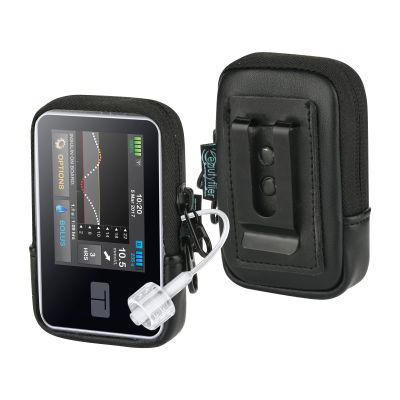 Beautyflier Insulin Pump Case for Tandem T:Slim X2, Insulin Pump Holder Compatible with T:Slim/T:Slim G4, Insulin Pump Storage Bag with Belt Clip, Not Easy Fall & Break Pump Accessories (Case Only)
