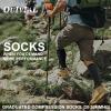 OUIVIAL 3 Pack Copper Compression Socks for Women&Men, 20-30mmHg Open Toe Knee High Support Socks for Varicose Vein,Running view 2