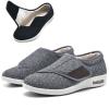 bumuam Men's Diabetic Shoes Extra Wide Width,Winter Warm Plush Arthritis Swollen Feet Memory Foam Shoes Adjustable Closures Closed Toe No-Slip Boots Outdoor Men 7/Women 8 view 1