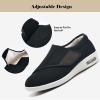 bumuam Men's Diabetic Shoes Extra Wide Width,Winter Warm Plush Arthritis Swollen Feet Memory Foam Shoes Adjustable Closures Closed Toe No-Slip Boots Outdoor Men 7/Women 8 view 3