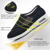 bumuam Men's Diabetic Shoes Extra Wide Width,Winter Warm Plush Arthritis Swollen Feet Memory Foam Shoes Adjustable Closures Closed Toe No-Slip Boots Outdoor Men 7/Women 8 view 4