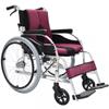 Adult Lightweight Self-propelled Lightweight Transport Mobile Wheelchair, Foldable Portable Travel Lightweight Transport Mobile Wheelchair with Handbrake (Color : C(Pneumatic tire)) view 1