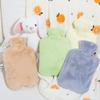 1L hot Water Bottle with Cover Thermal Plush hot Water Bag Bed Warm Water Bottle for hot Compress Large Hand Foot Warmer view 4
