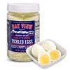 Bay View Pickled Eggs, No Artificial Ingredients, Gluten Free, 0g Sugar, 6g Protein, Fresh Grade A Eggs, Boiled and Peeled (16oz, Garlic 'N Onion) view 1
